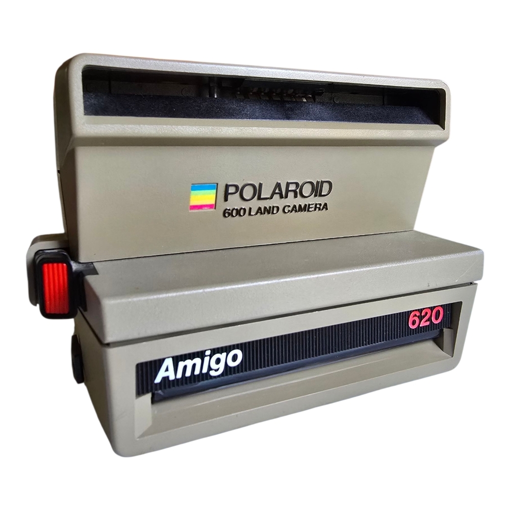 Polaroid *See Description* Instant 600 Land Camera Amigo 620 Tan